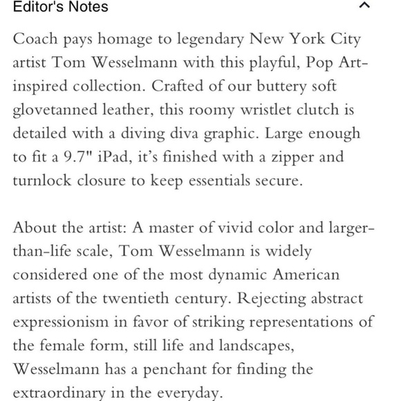 Coach EXTRA LARGE Rogue Turnlock Clutch/wristlet NWT - Picture 7 of 10